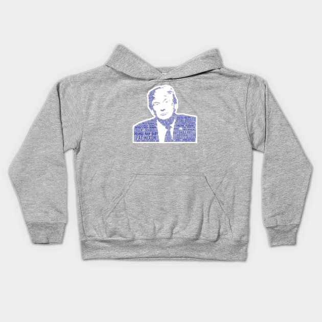 Trump insults Kids Hoodie by Fallacious Trump